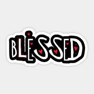 Blessed Fall Faith Shirt Sticker